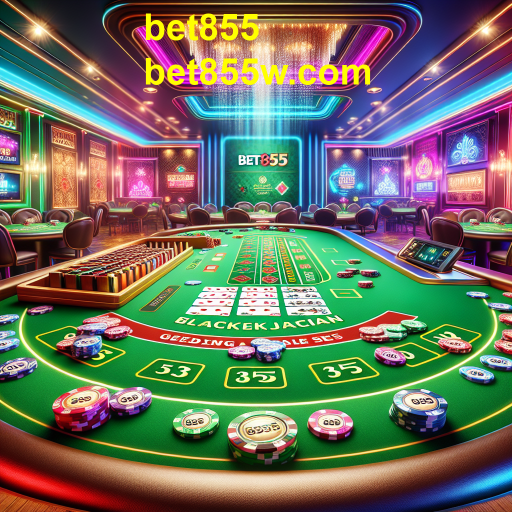 Blackjack no Bet855: A Emoção de Jogar 21 Online